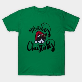 Merry Christmas Cat T-Shirt